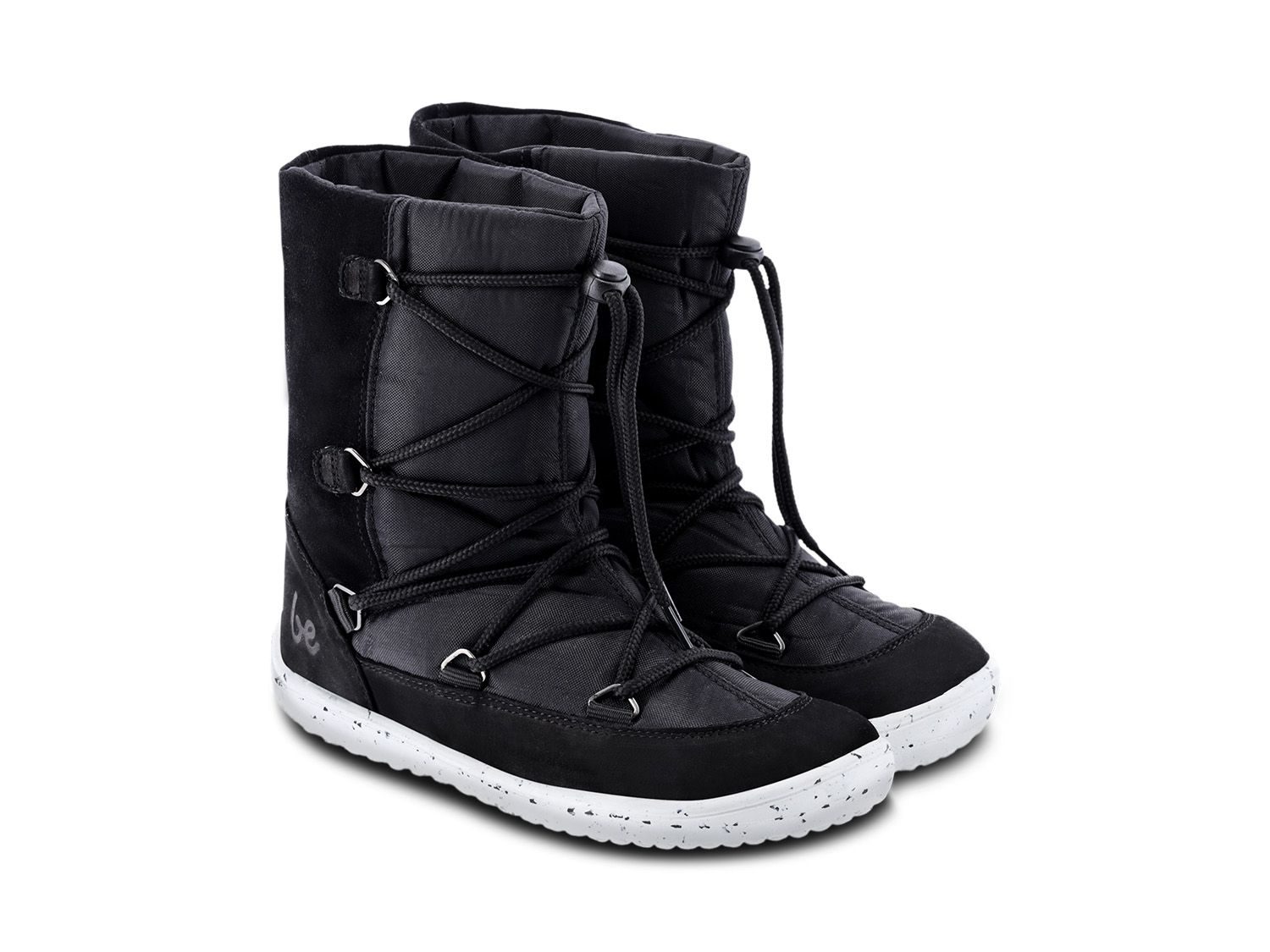 Barefoot bambini scarpe invernali Be Lenka Snowfox Kids 2.0 - Black.