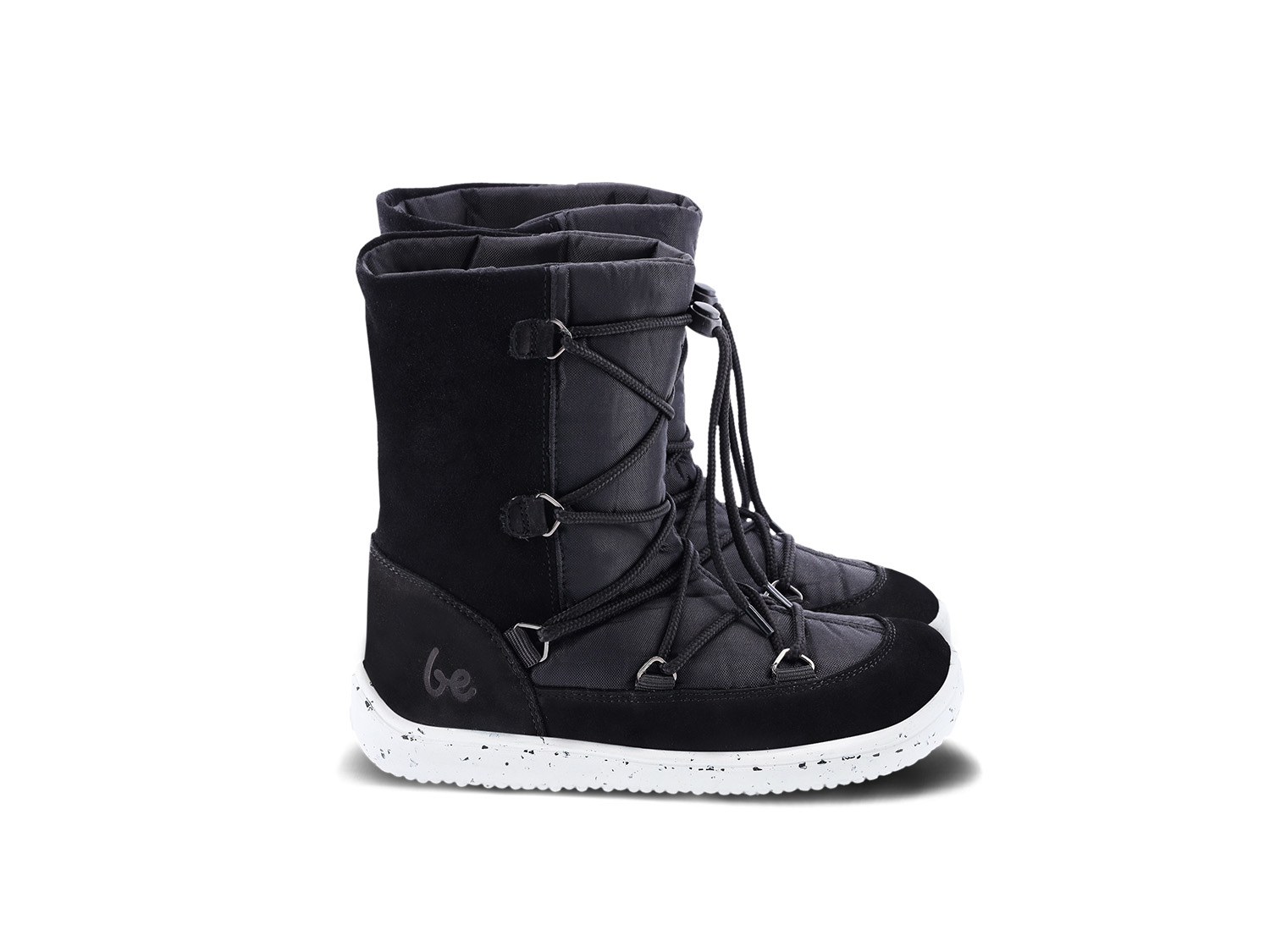 Barefoot bambini scarpe invernali Be Lenka Snowfox Kids 2.0 - Black.