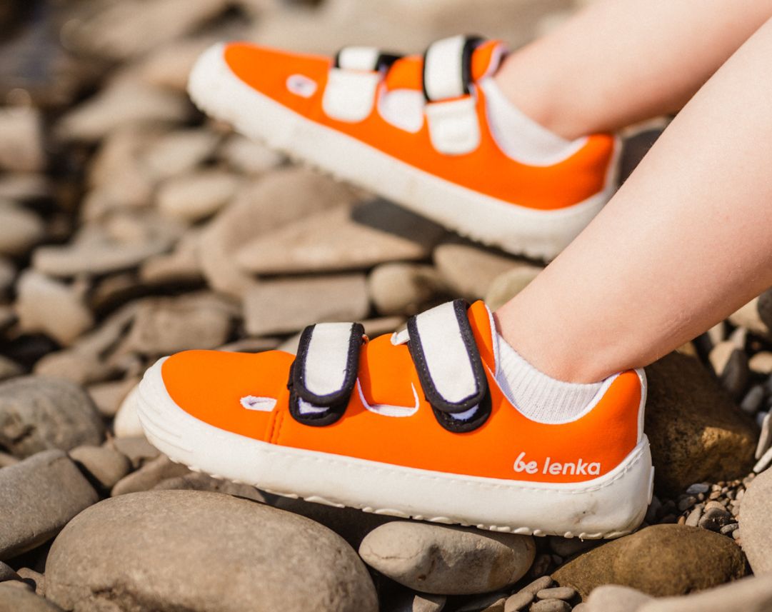 Barefoot scarpe sportive bambini Be Lenka Seasiders - Orangy.