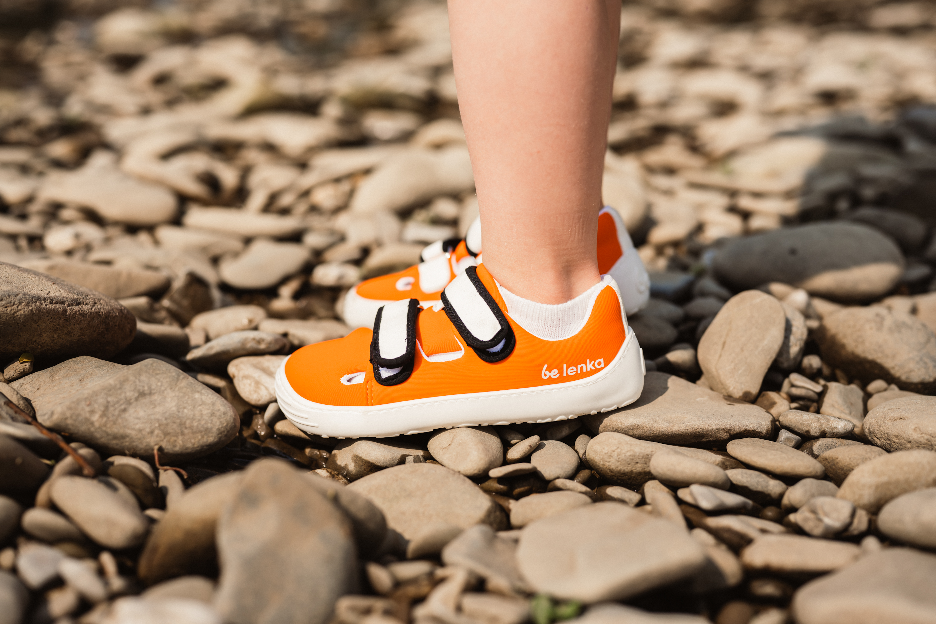 Barefoot scarpe sportive bambini Be Lenka Seasiders - Orangy.