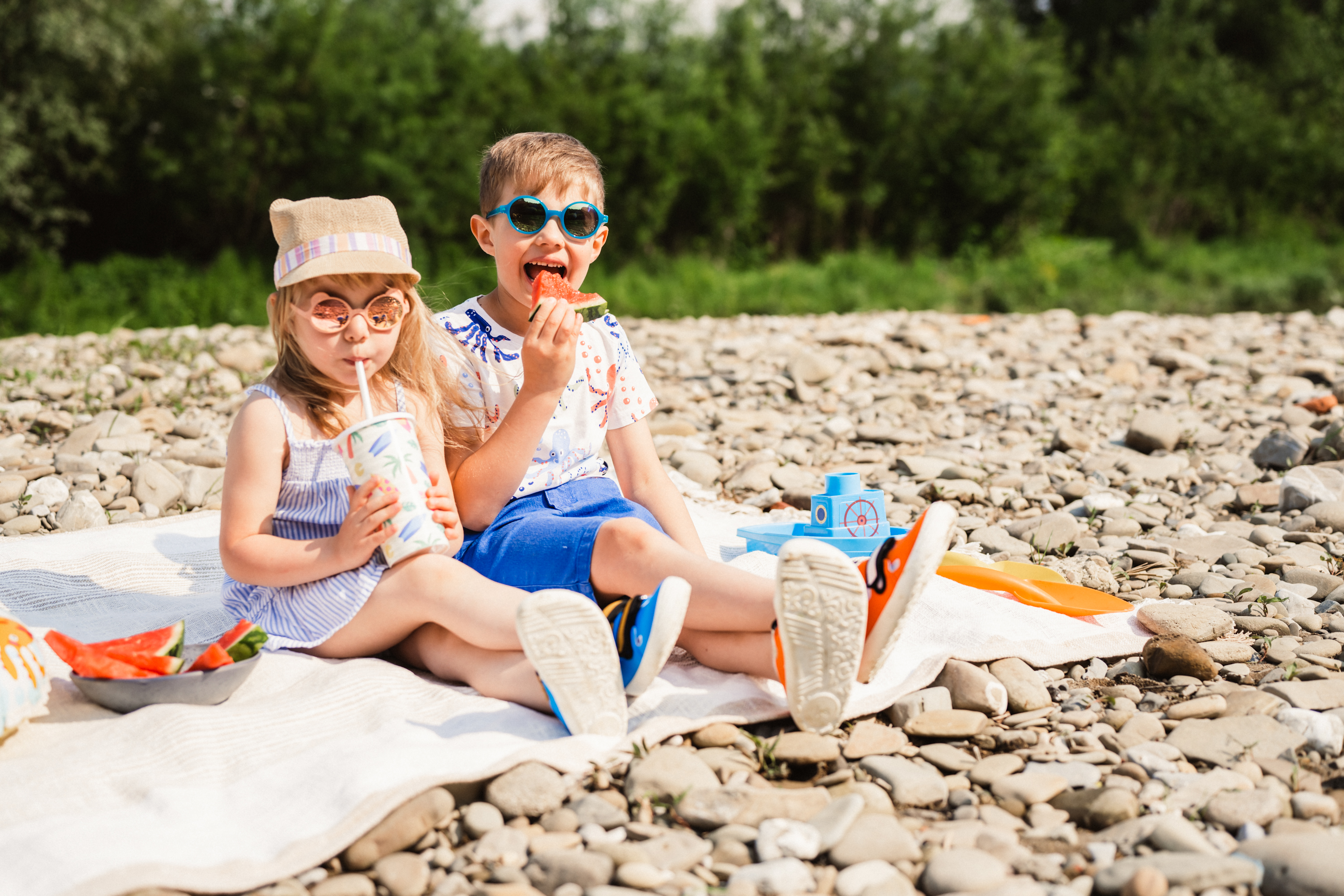 Barefoot scarpe sportive bambini Be Lenka Seasiders - Orangy.