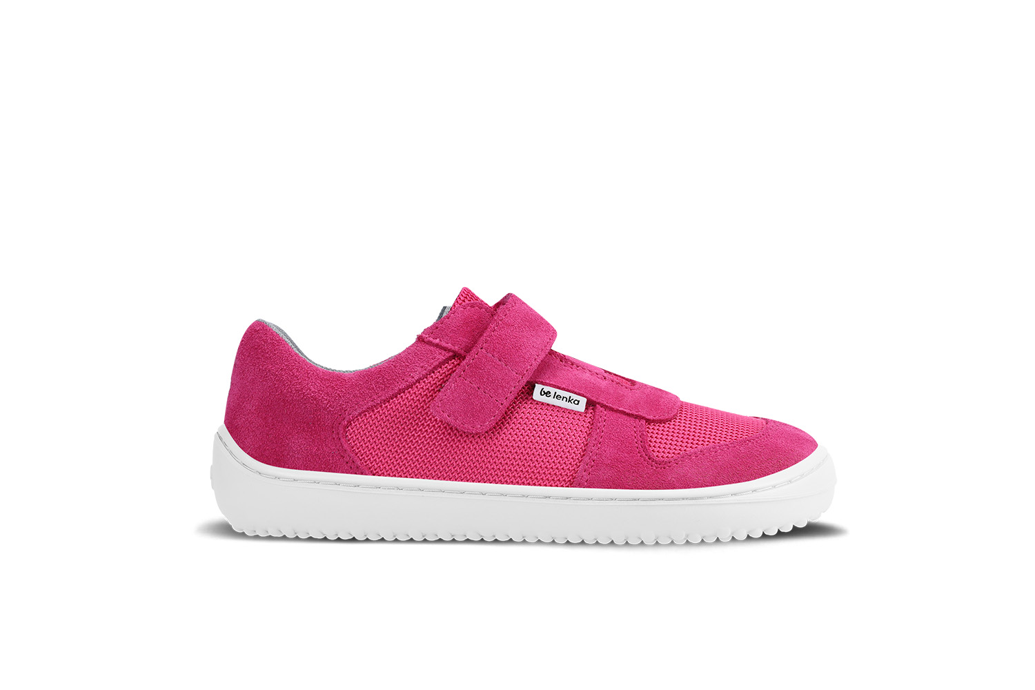 Barefoot scarpe sportive bambini Be Lenka Joy - Dark Pink & White