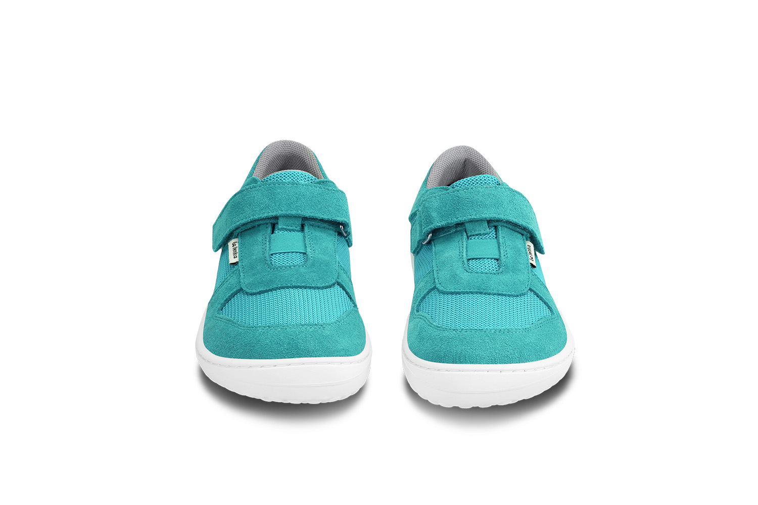 Barefoot scarpe sportive bambini Be Lenka Joy - Turquoise & White.