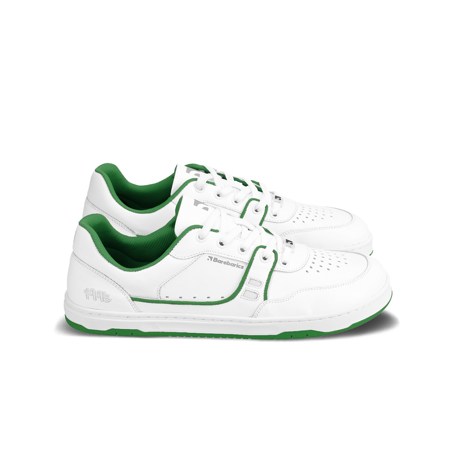 Barefoot Sneakers Barebarics Arise - White & Green.
La tomaia è di pelle nappa liscia di prima scelta.
Attributi Barefoot
Forma anatomica – le sneakers rispettano la forma dei piedi.
Più informazioni:
calzatura da cittàdesign urbano modernoprogettate e prodotte a mano in UE da materiali locali e sostenibiliottima resistenza e costanza dei colori dei materialidisponibili nelle taglie: 36-47 (secondo le misure europee)