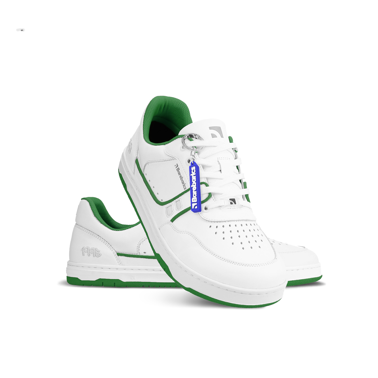 Barefoot Sneakers Barebarics Arise - White & Green.
La tomaia è di pelle nappa liscia di prima scelta.
Attributi Barefoot
Forma anatomica – le sneakers rispettano la forma dei piedi.
Più informazioni:
calzatura da cittàdesign urbano modernoprogettate e prodotte a mano in UE da materiali locali e sostenibiliottima resistenza e costanza dei colori dei materialidisponibili nelle taglie: 36-47 (secondo le misure europee)