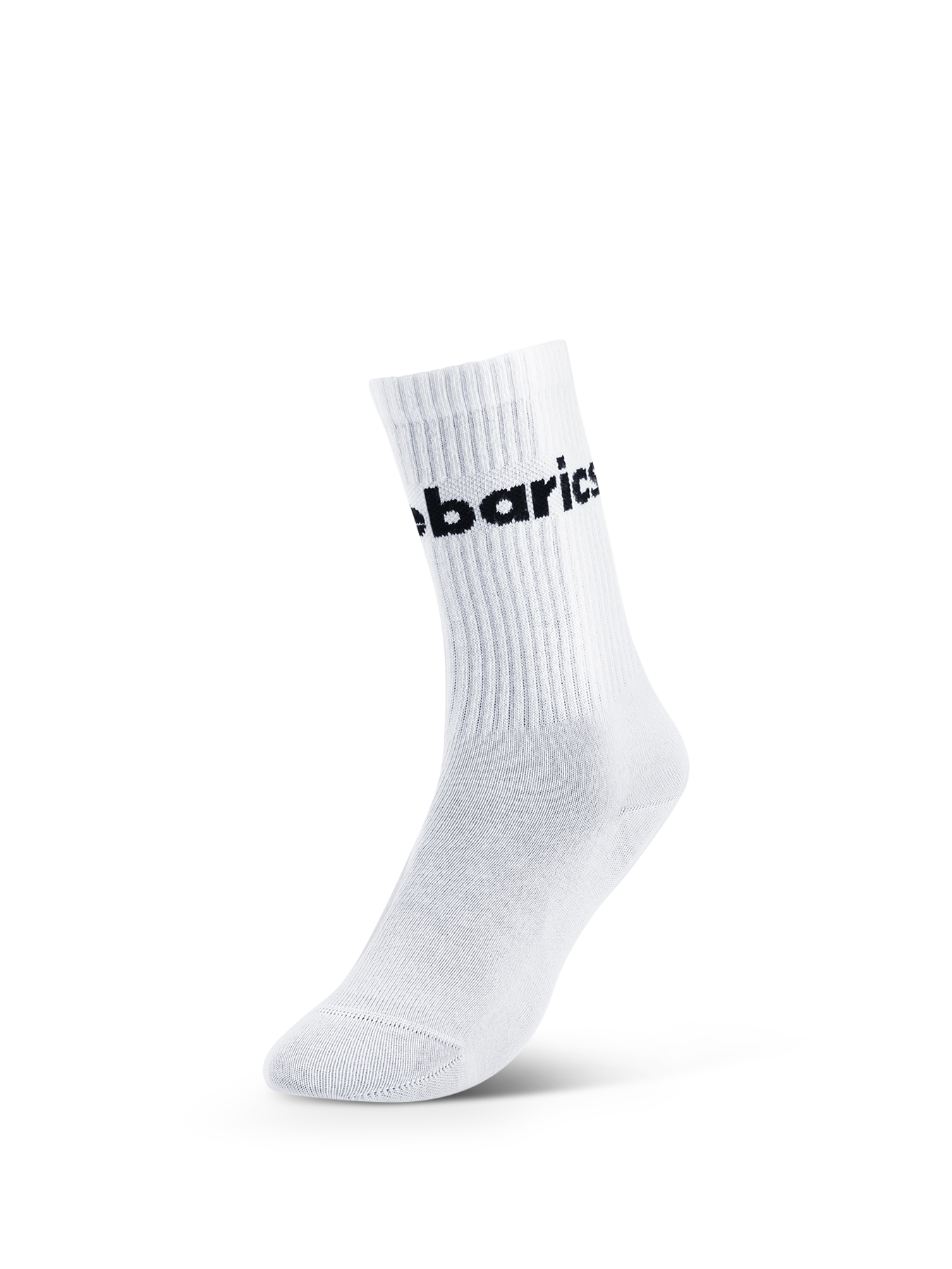 Barebarics - Barefoot calzini - Crew - White - Big logo