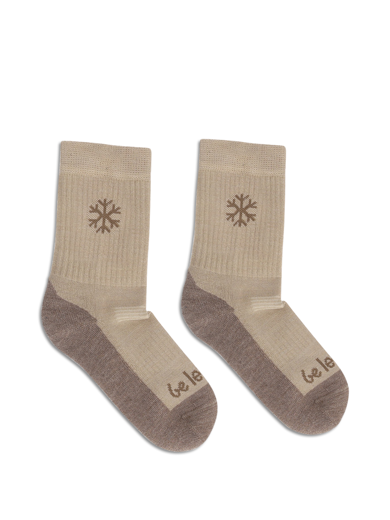 Barefoot calzini bambini Be Lenka Kids - Crew - Merino Wool - Beige