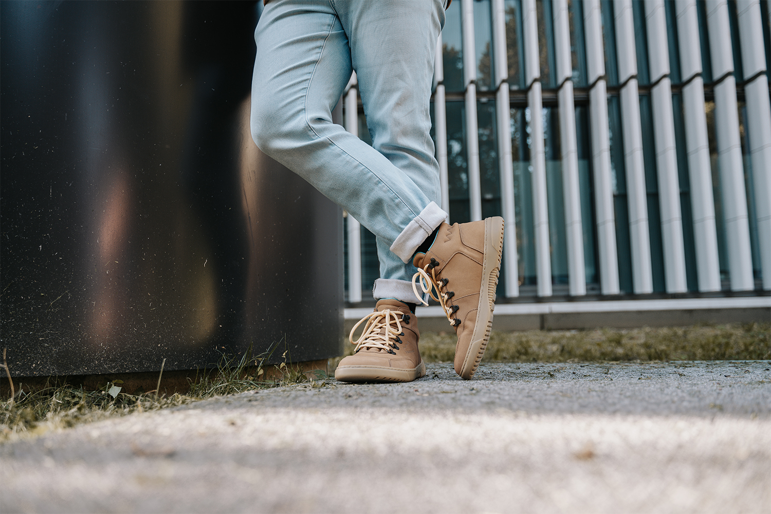 Barefoot Sneakers Barebarics Element - Walnut Brown.