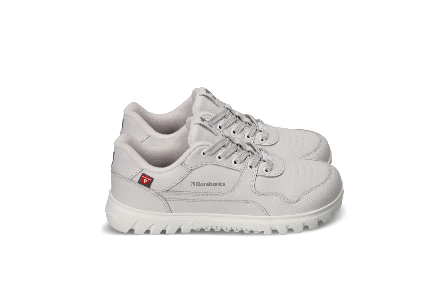 Barefoot Sneakers Barebarics Zing Frost - Light Grey & White.