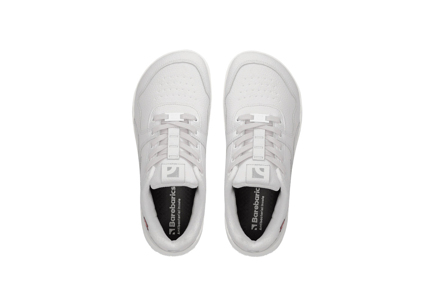 Barefoot Sneakers Barebarics Zing Frost - Light Grey & White.