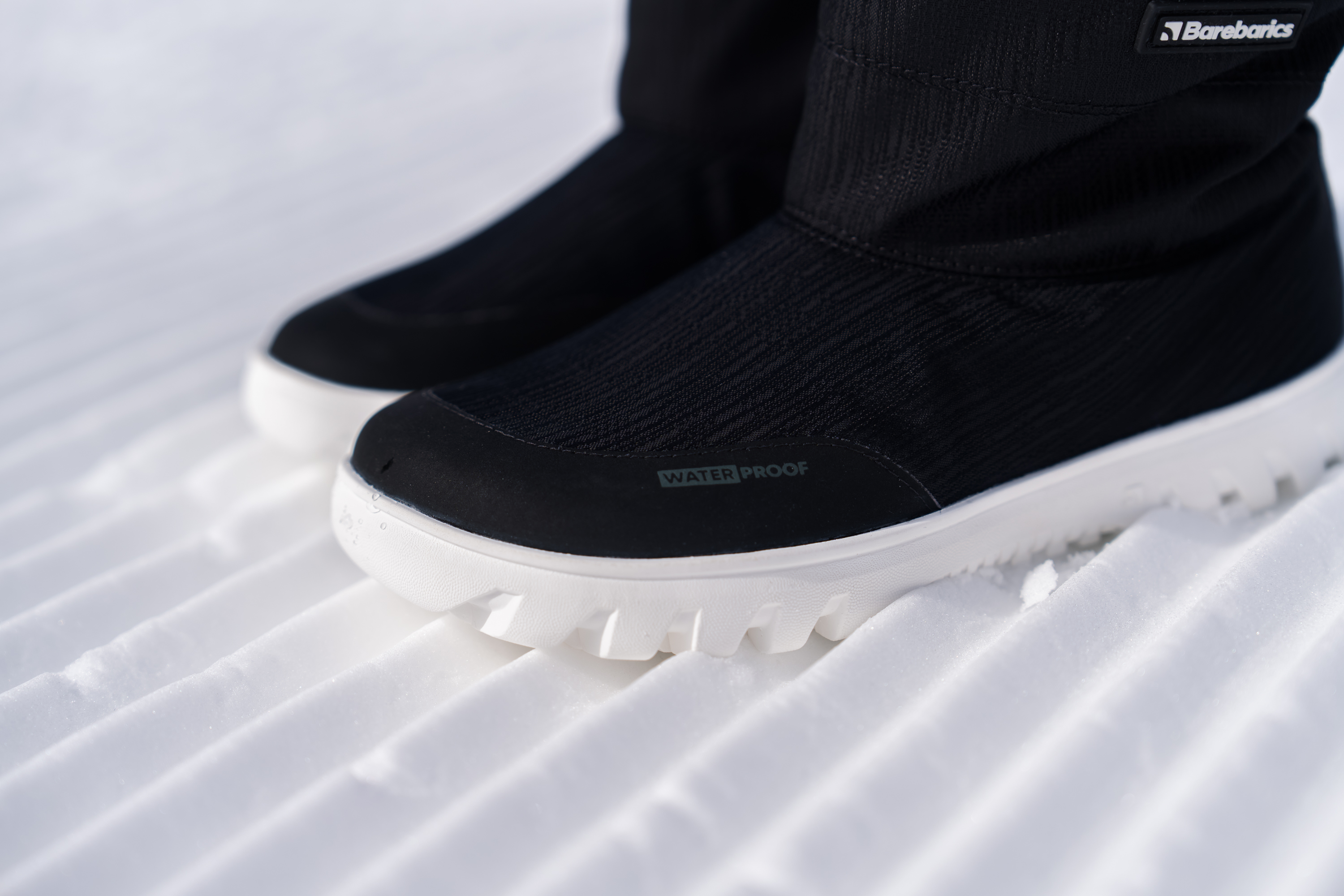 Barefoot scarpe invernali Barebarics PolarStride - Black.