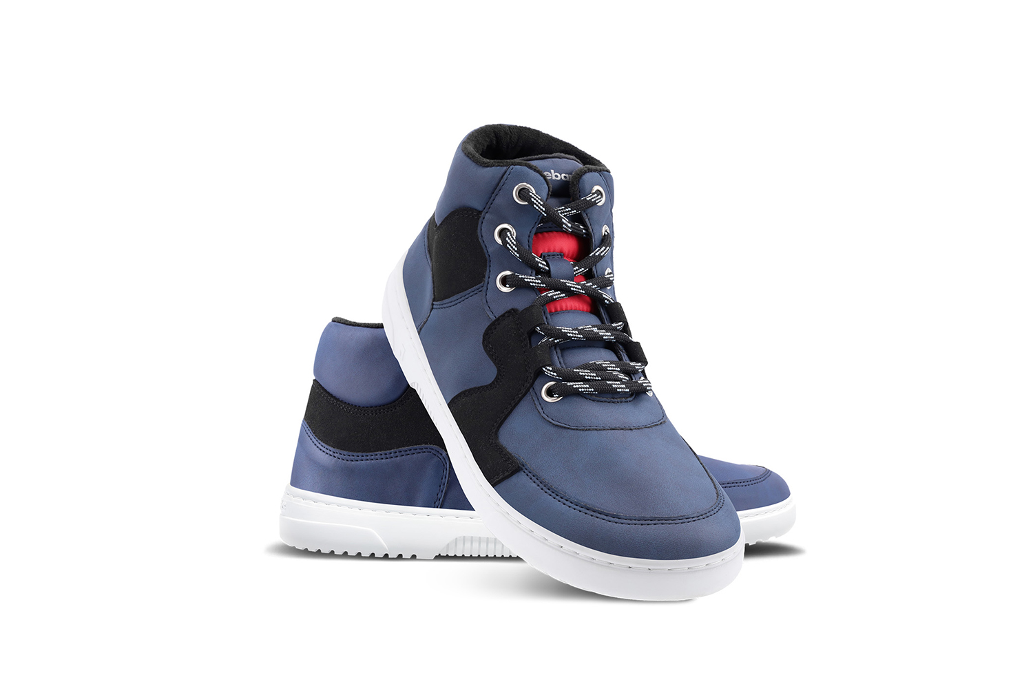 Barefoot Sneakers Barebarics Lynx - Dark Blue & White.