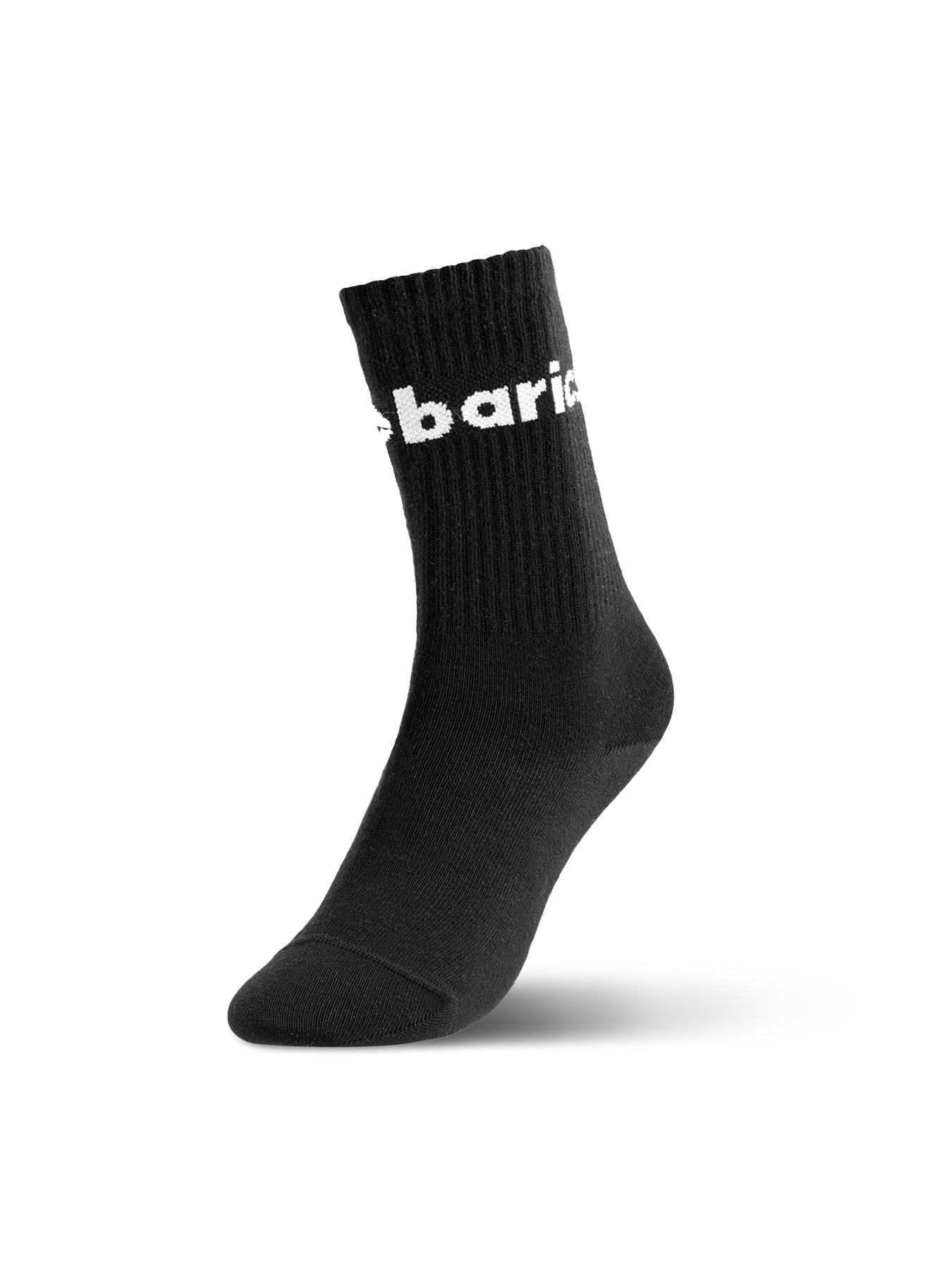 Barebarics - Barefoot calzini - Crew - Black - Big logo