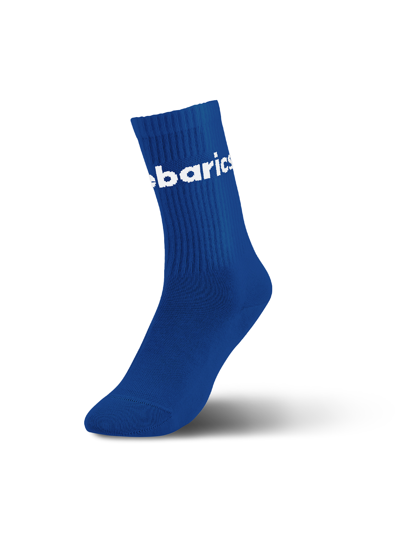 Barebarics - Barefoot calzini - Crew - Cobalt Blue - Big logo