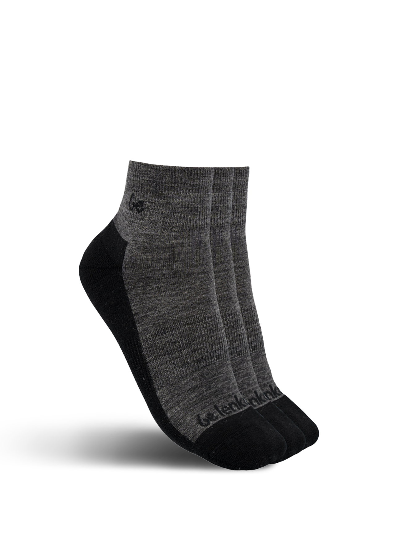 Barefoot calzini Be Lenka - Crew - Merino Wool – Grey - 3 pack