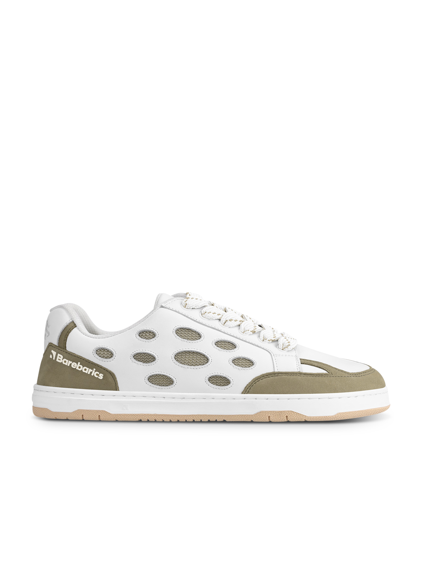 Sneakers Barebarics Fusion White & Army Brown EUR 36